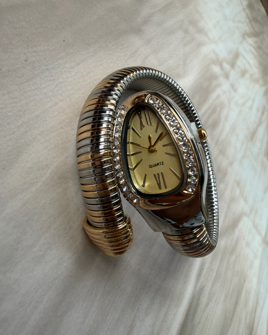 Snake Watch - White Dial