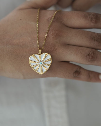 Devil Eye Waterdrop Pendant Necklace