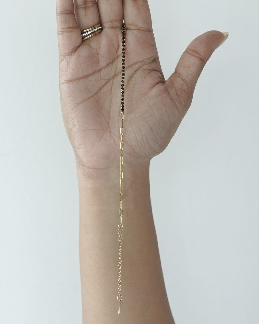 Black Tennis Bracelet