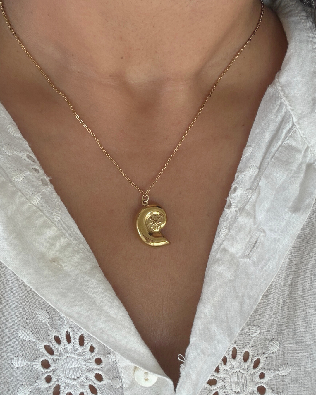 Snail Shell Pendant