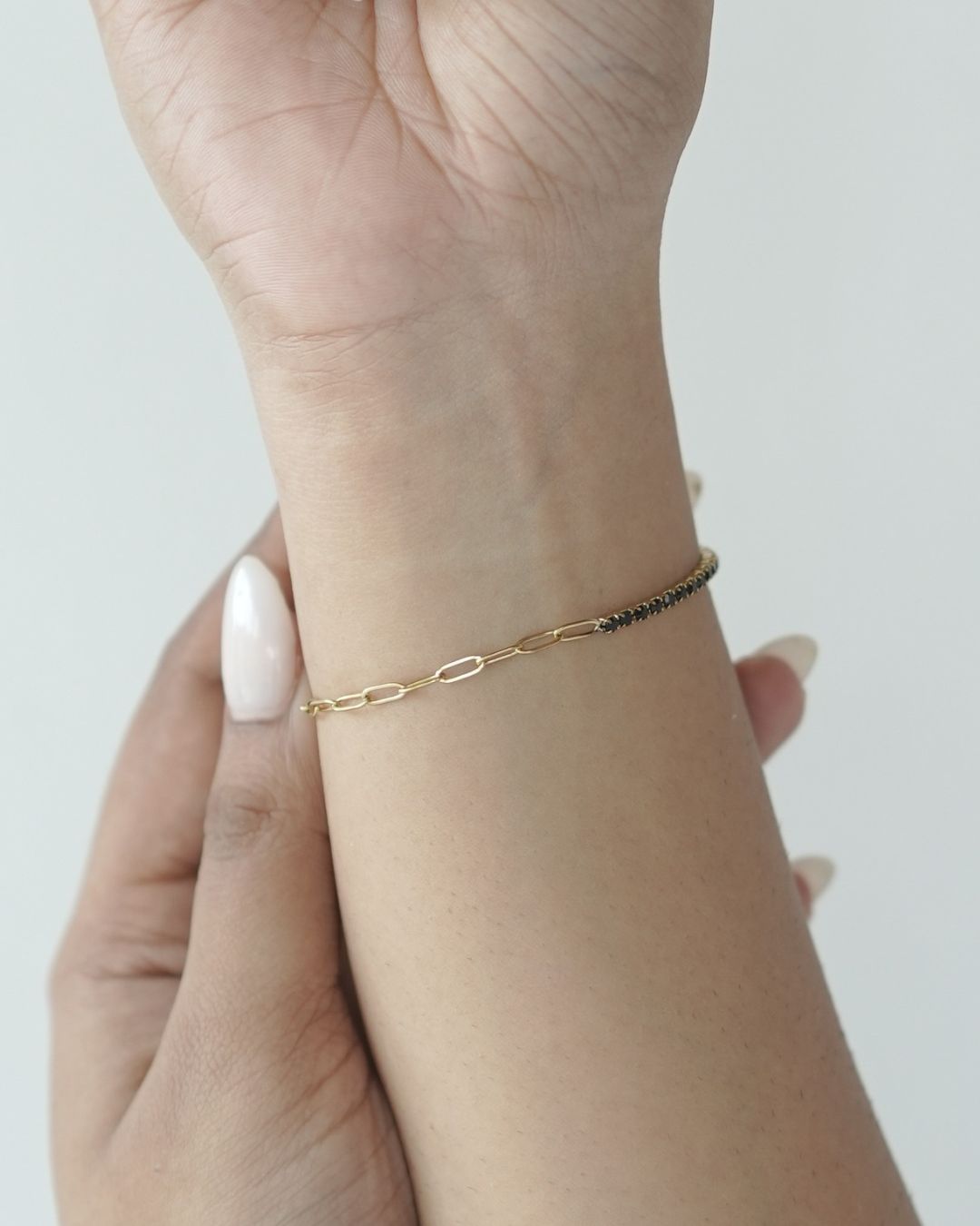 Black Tennis Bracelet