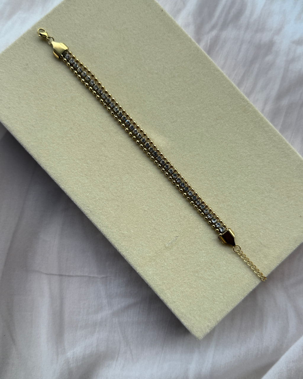 3 Layer Tennis Bracelet