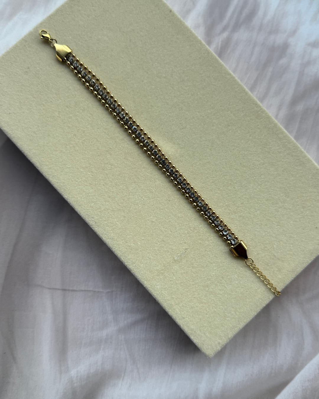 3 Layer Tennis Bracelet