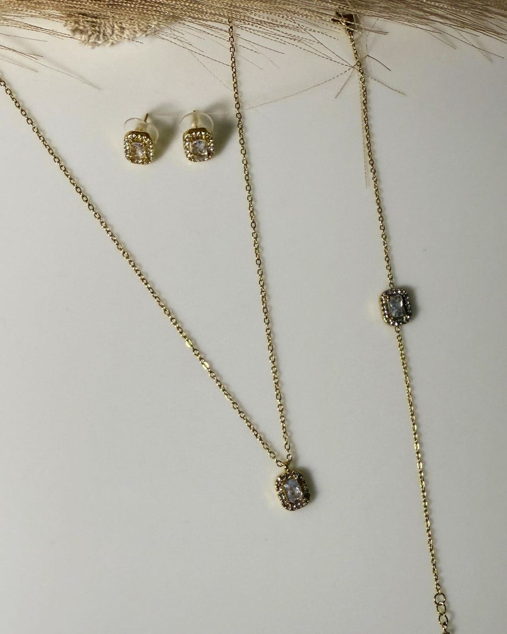 Elegance  - Chain, Bracelet and Earring Combo