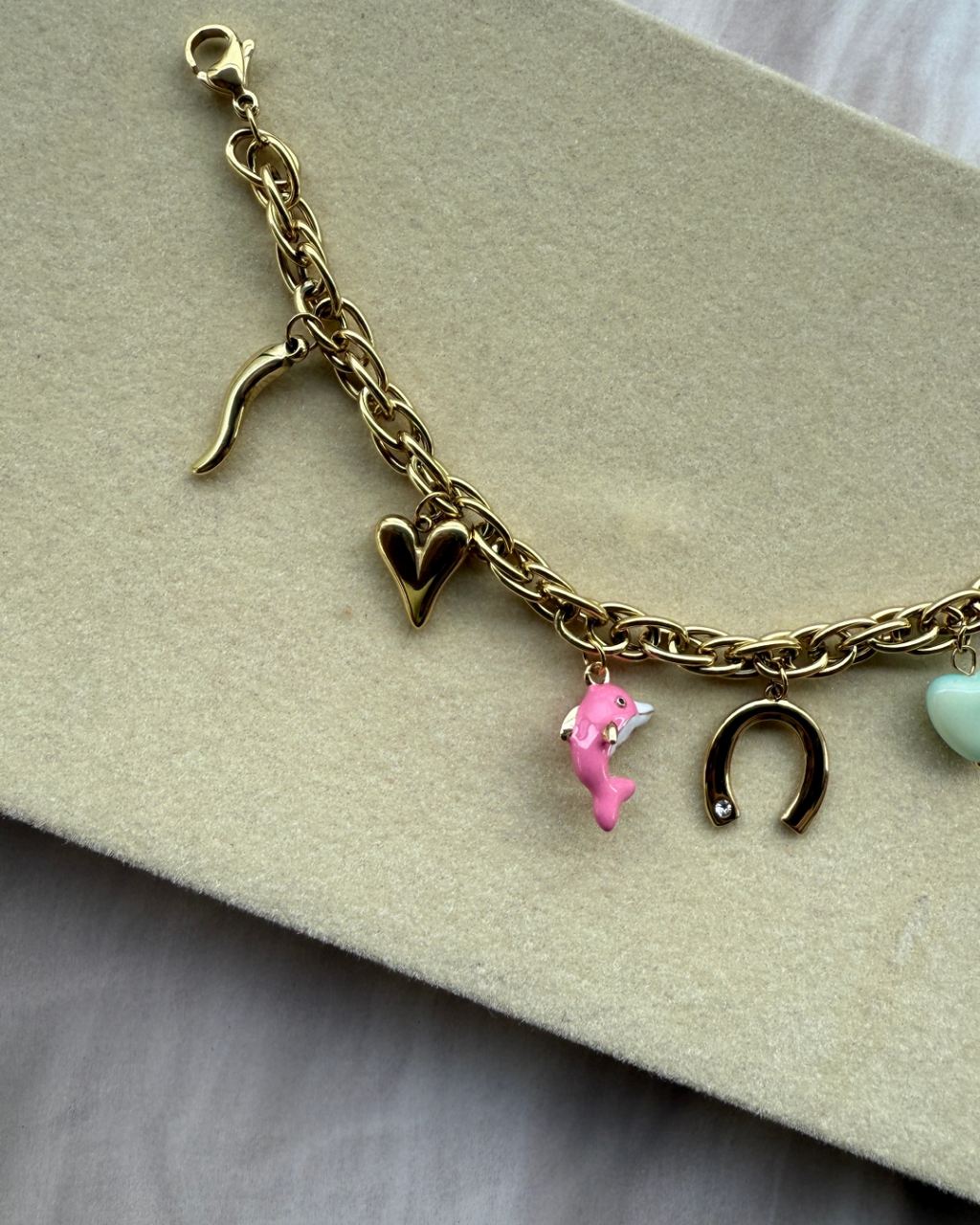 Chunky Charm Bracelet