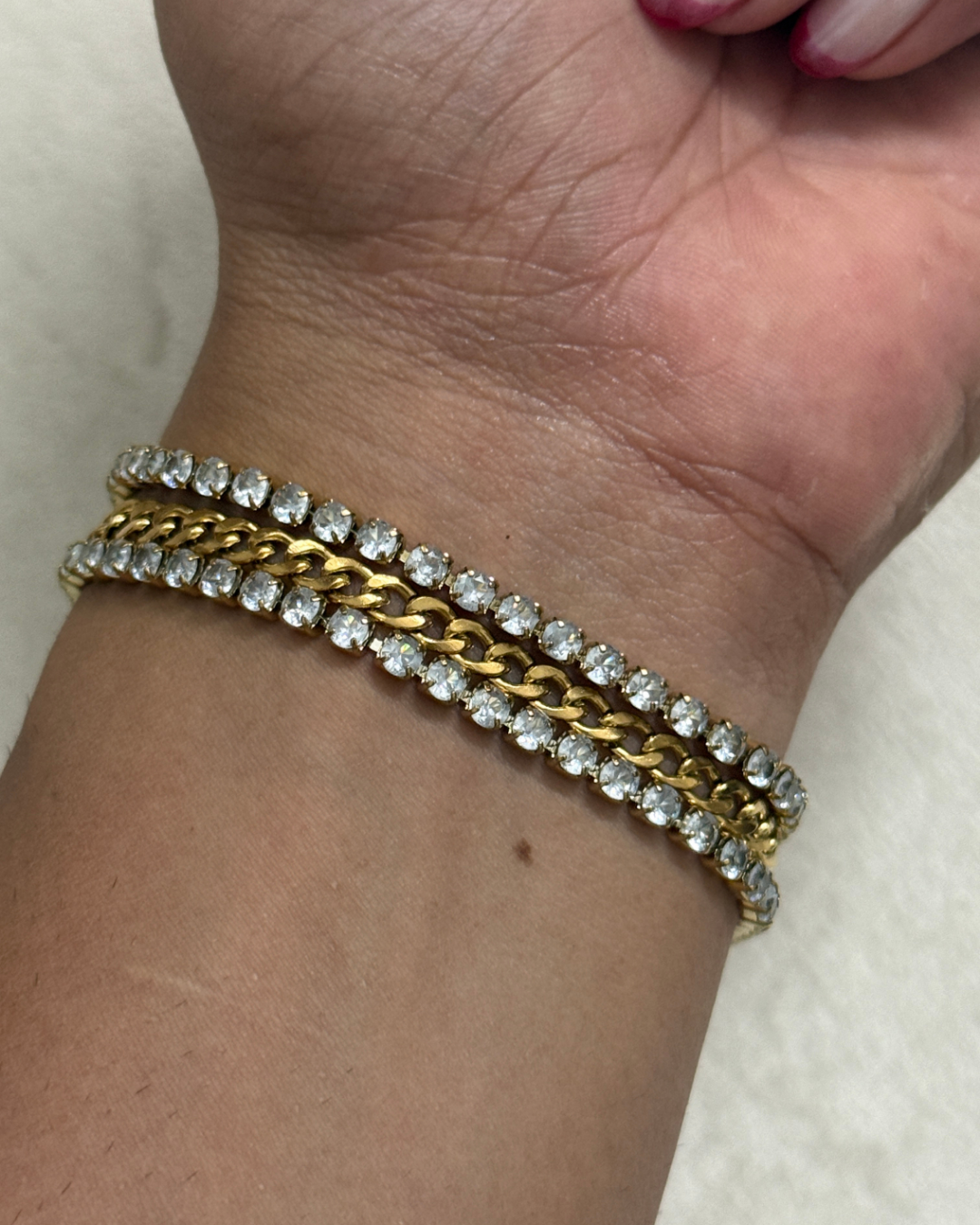 Layer Tennis Bracelet