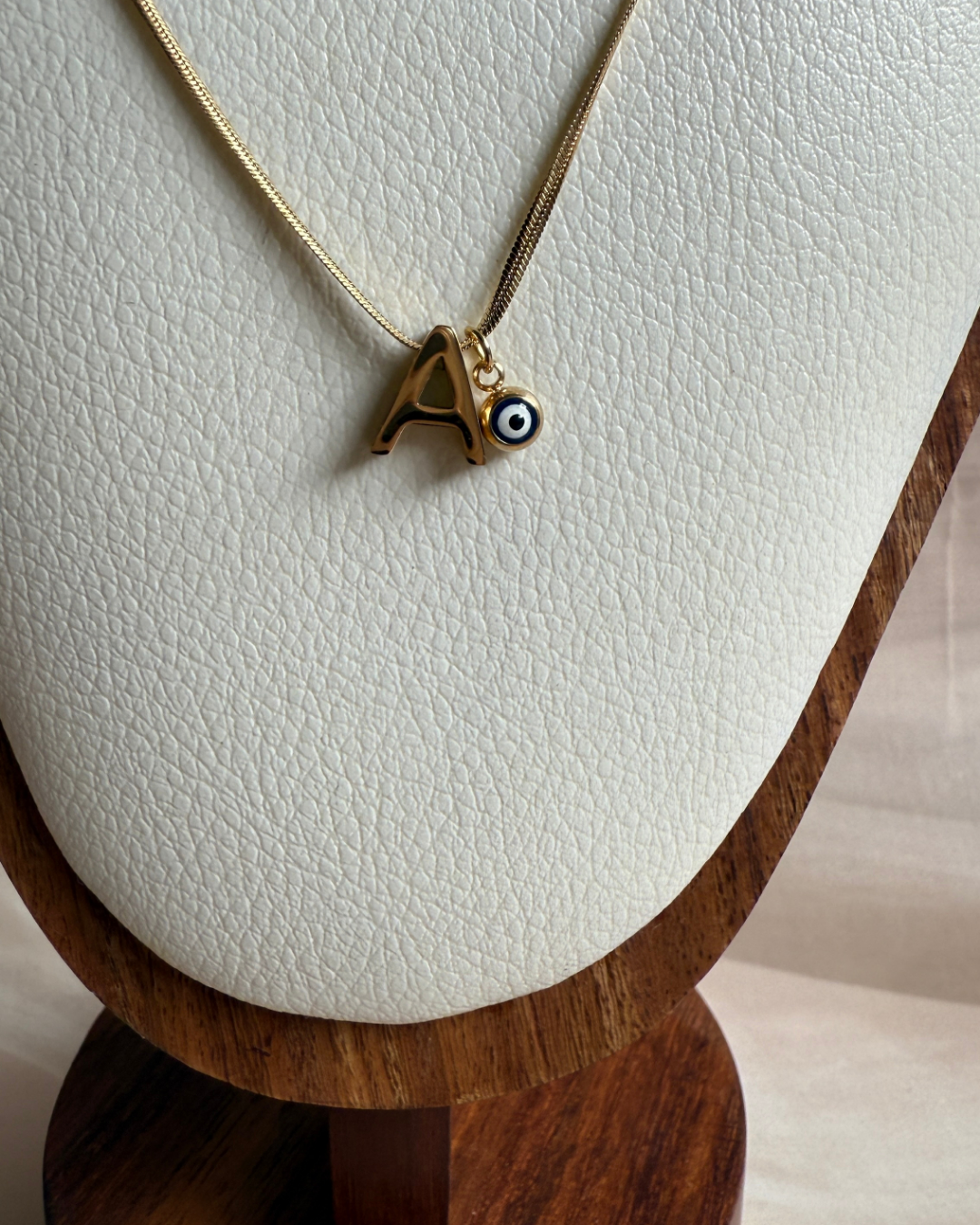 A Letter Chain with Evil Eye