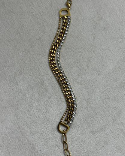 Layer Tennis Bracelet