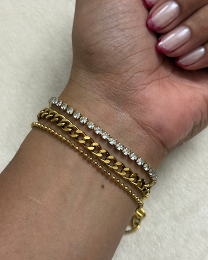 Layer Tennis Bracelet