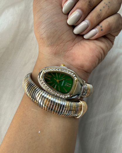Snake Watch - Green Dial