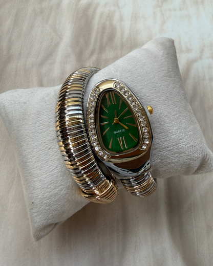 Snake Watch - Green Dial