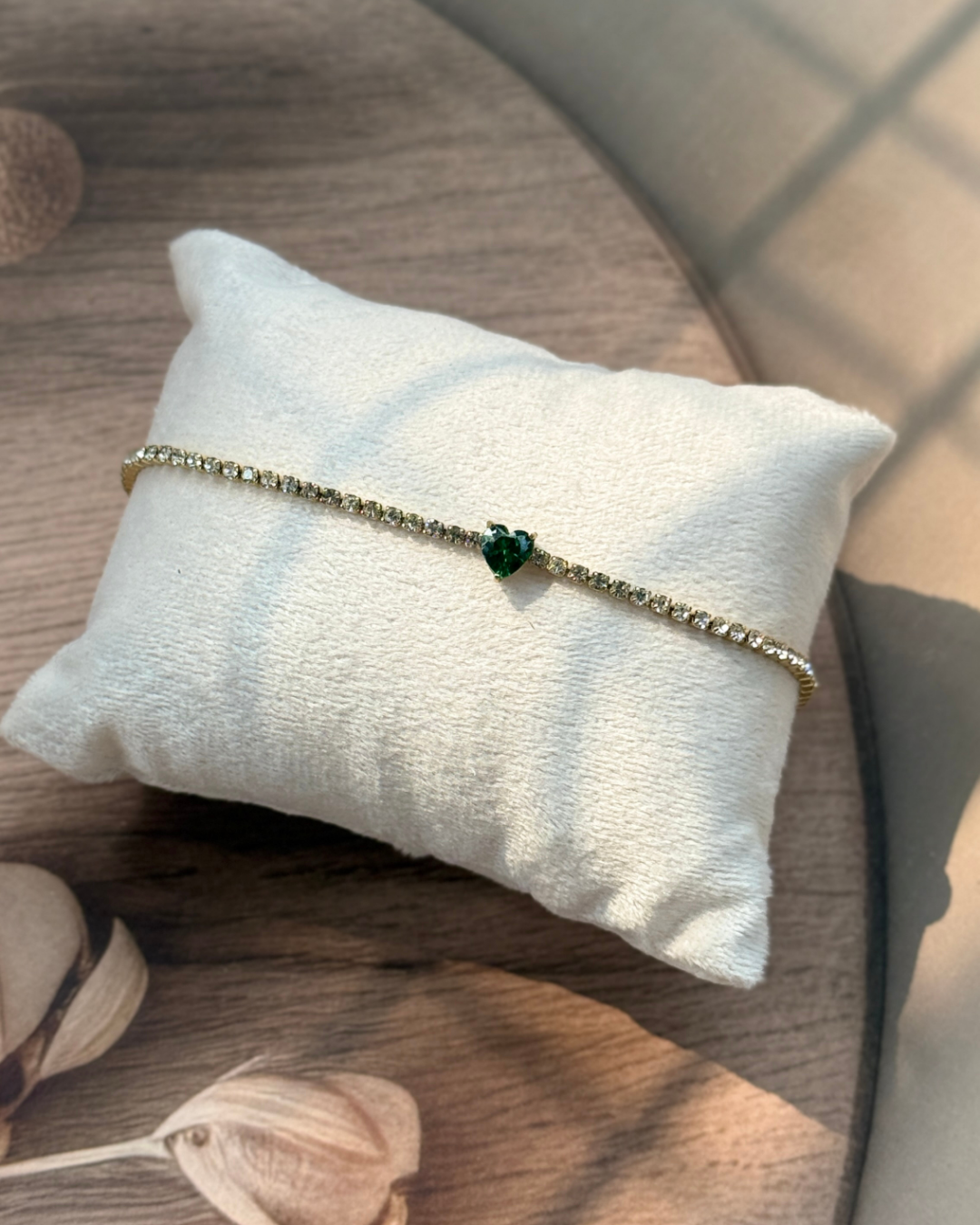 Heart Tennis Bracelet