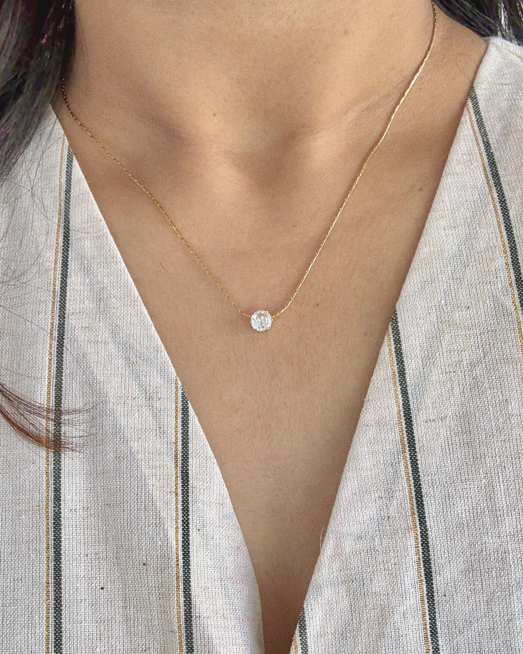 Single Stone Pendant