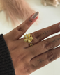 Rotatable - Flower Ring