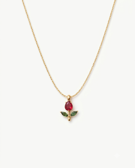 Single Tulip Necklace