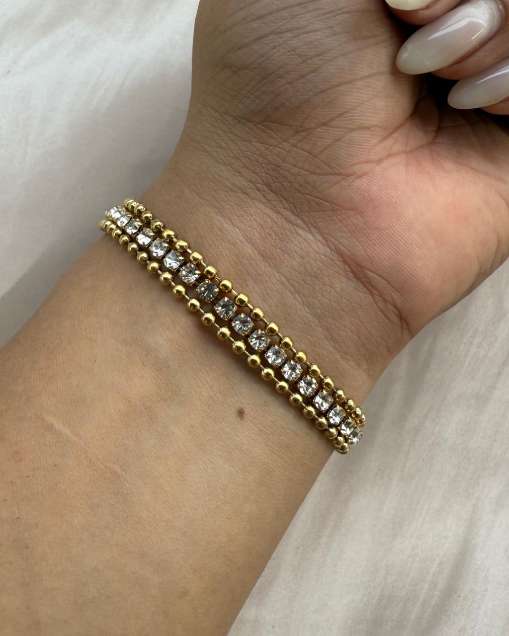 3 Layer Tennis Bracelet