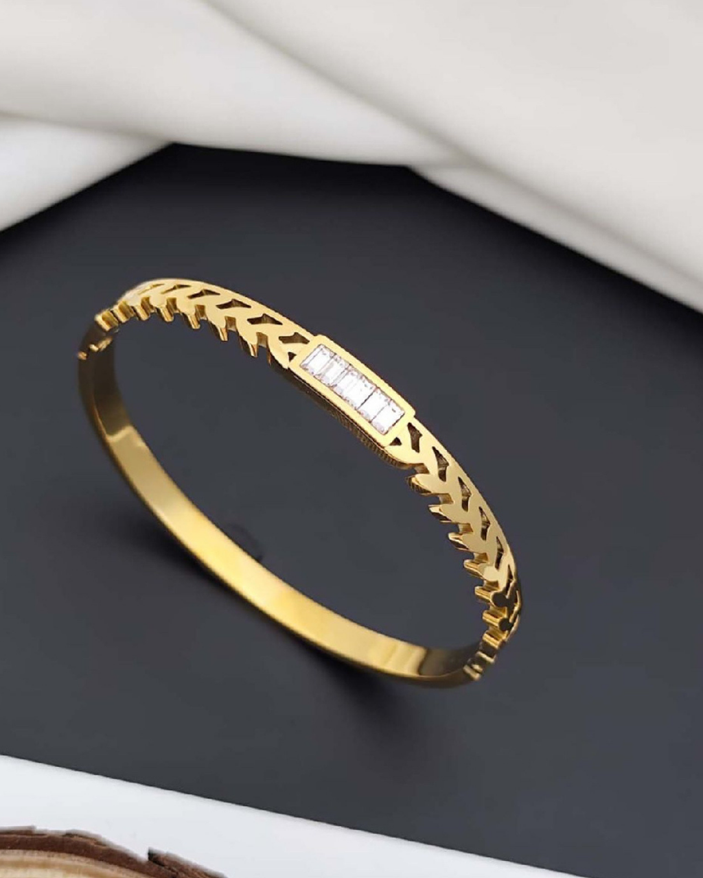 Leaf Inspired Bangle
