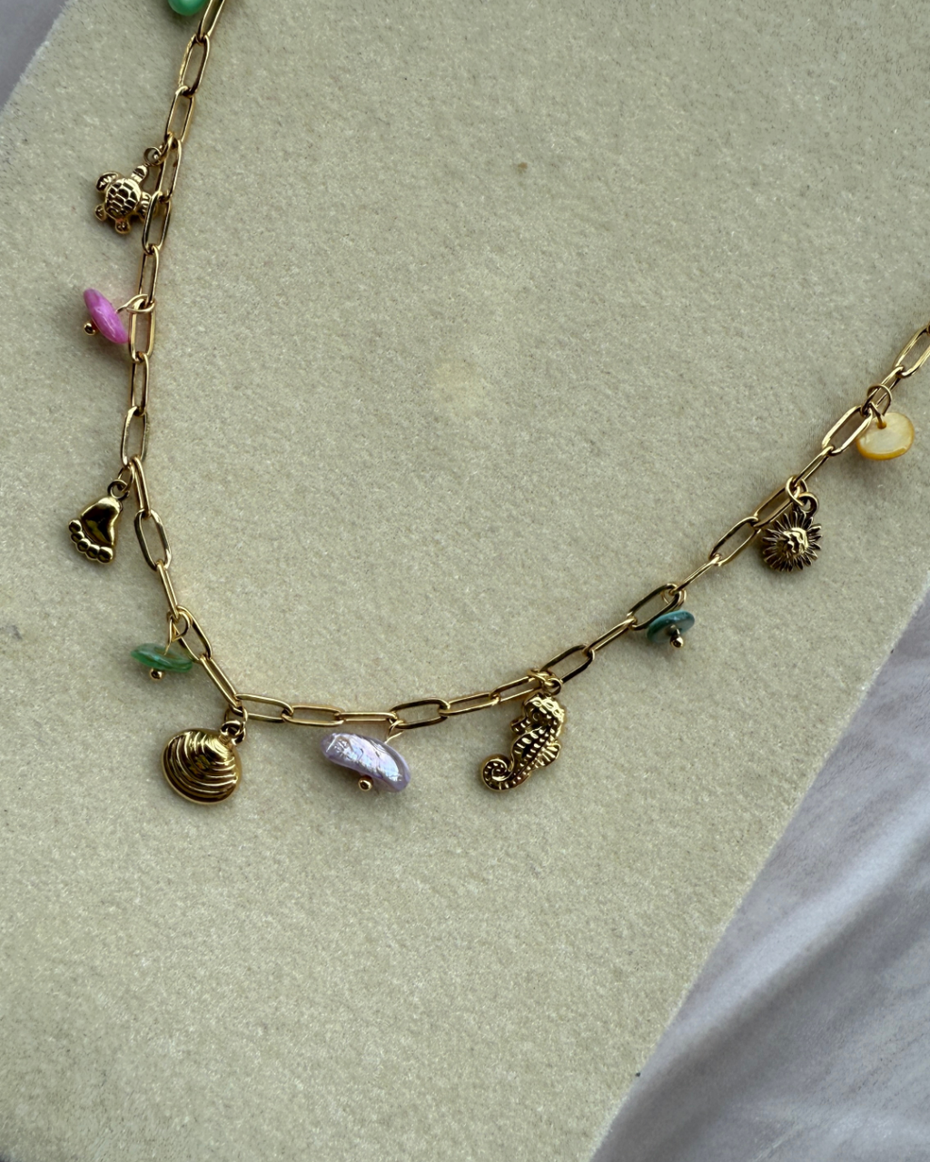 Beach Charm Necklace