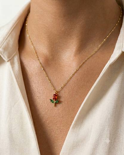 Single Tulip Necklace
