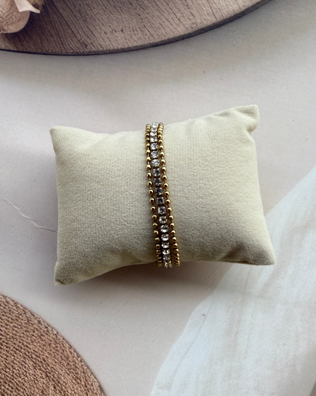 3 Layer Tennis Bracelet