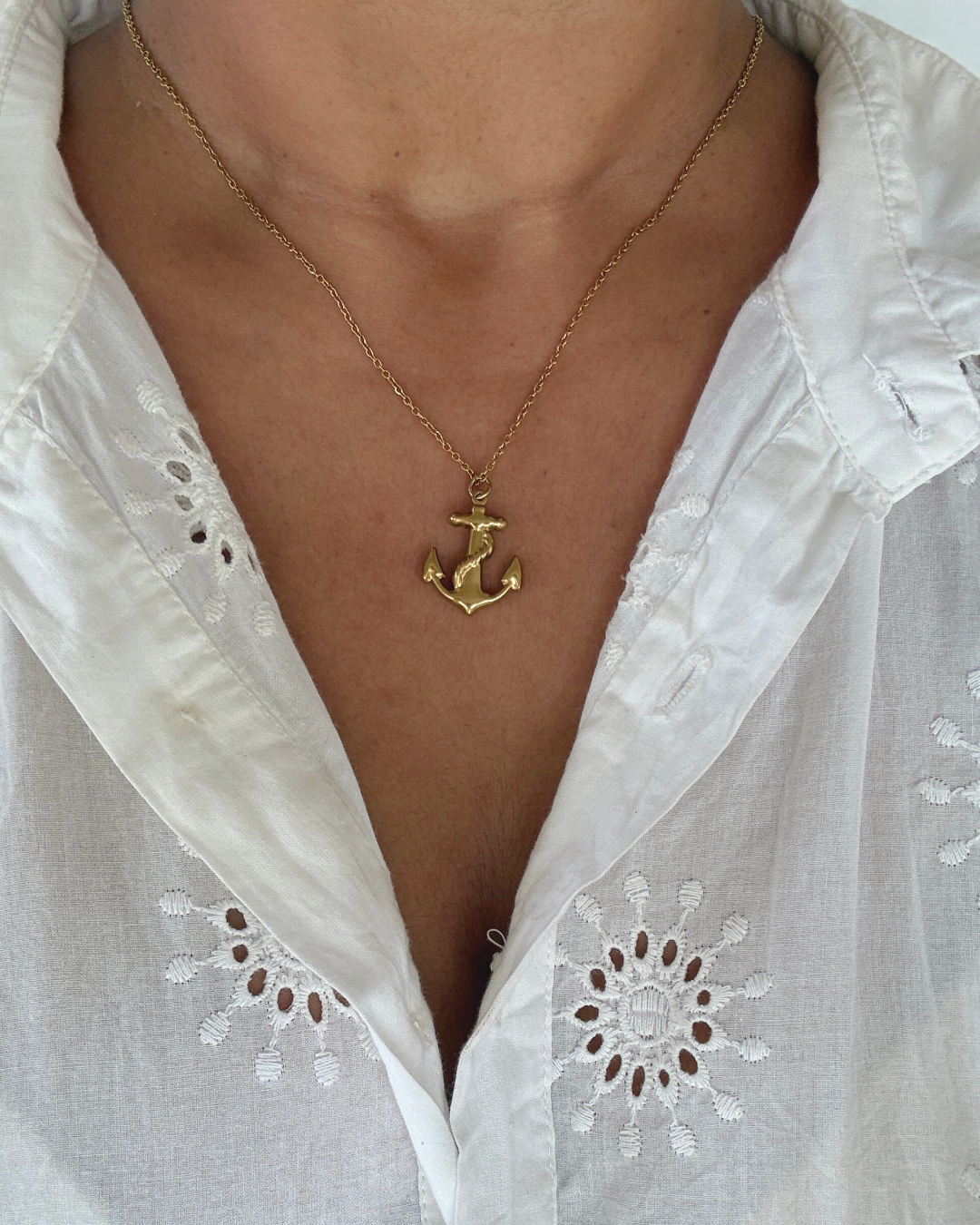 Anchor Pendant Chain