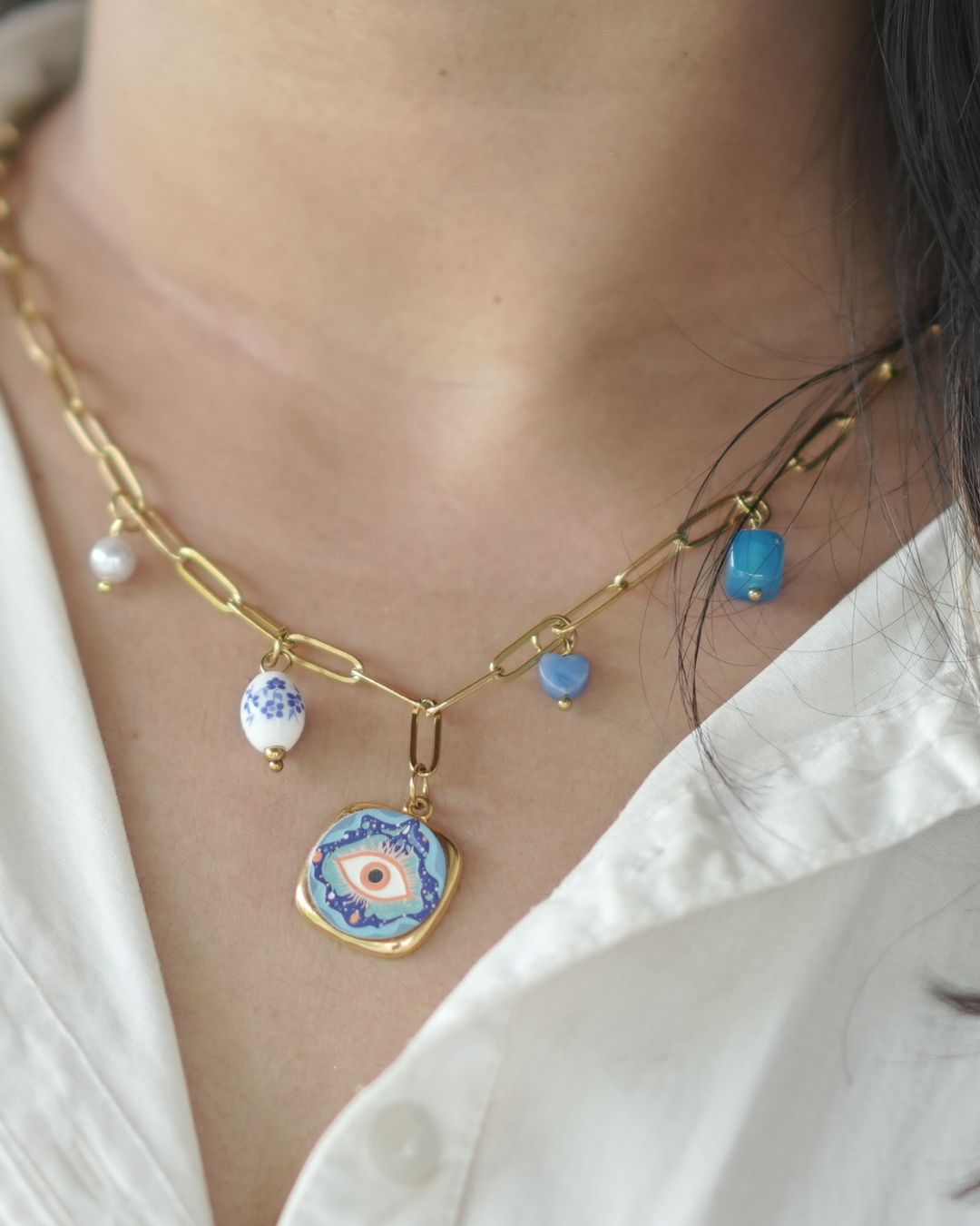 Devil Eye Design Casual Women's Style