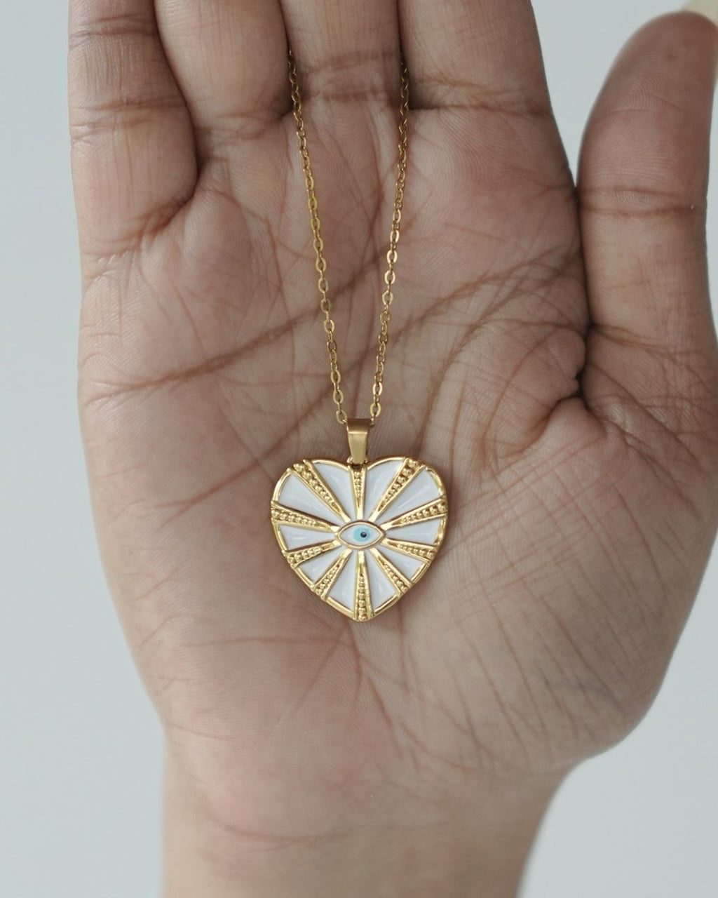 Devil Eye Waterdrop Pendant Necklace