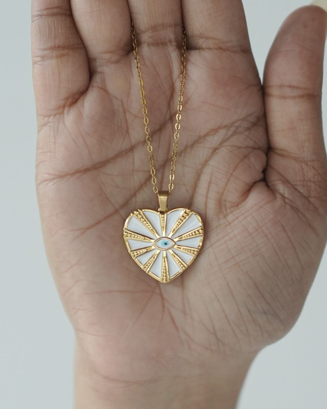 Devil Eye Waterdrop Pendant Necklace