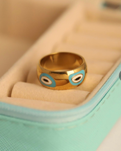 Evil band - 22 gold plated