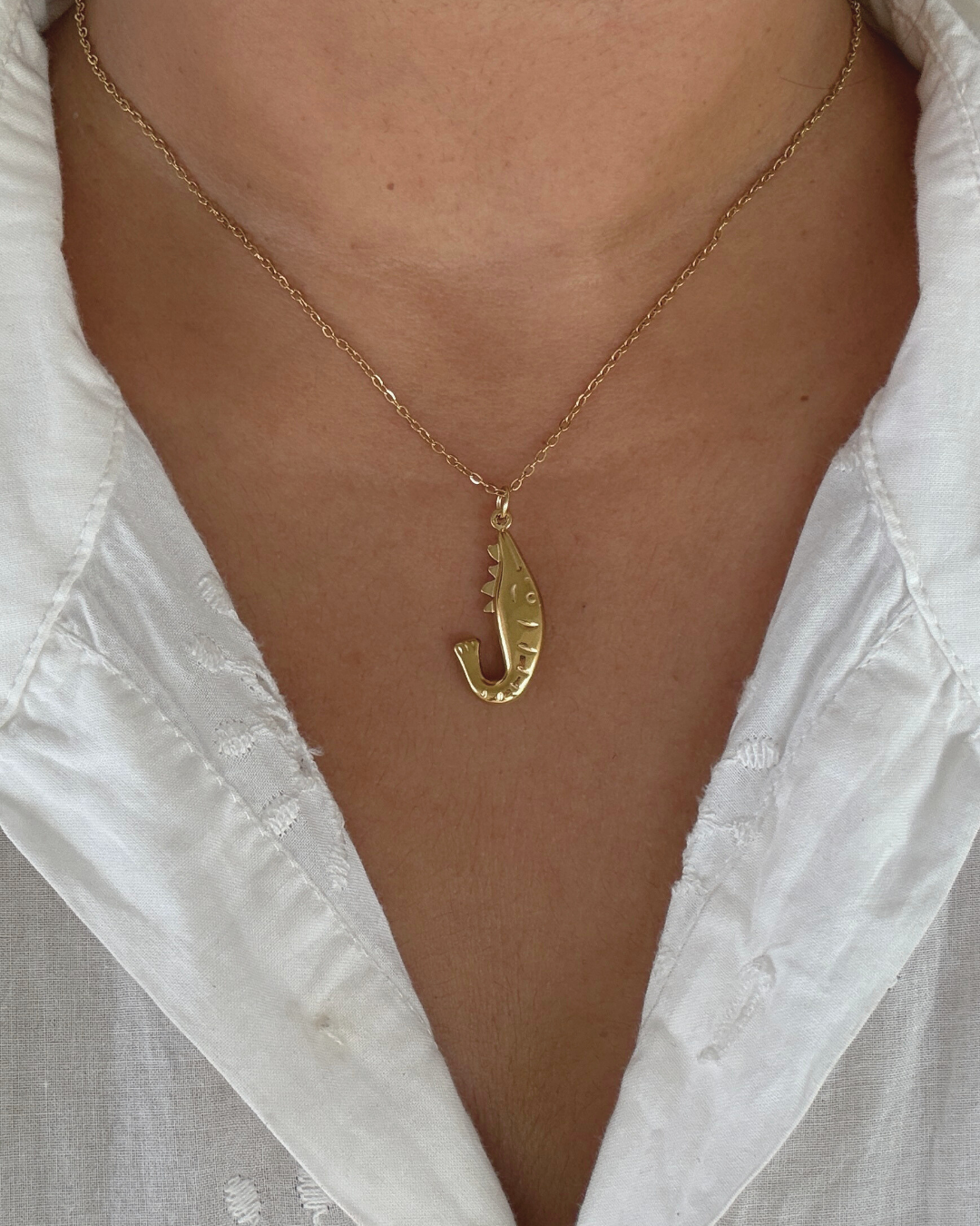 Shrimp Pendant Chain